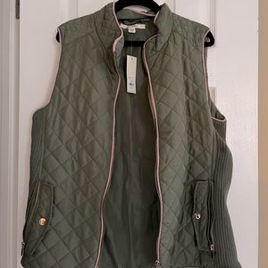 Olive Green Vest